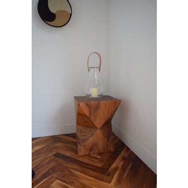 モンキーポッドのヴィンテージな多面カットのウッドスツール ジャパンディ 北欧 インダストリアル スツール ステップ 鉢置き 花台 ダイニング リビング モンキーポッドのヴィンテージな多面カットのウッドスツール ジャパンディ 北欧 インダストリアル スツール ステップ 鉢置き 花台 ダイニング リビング