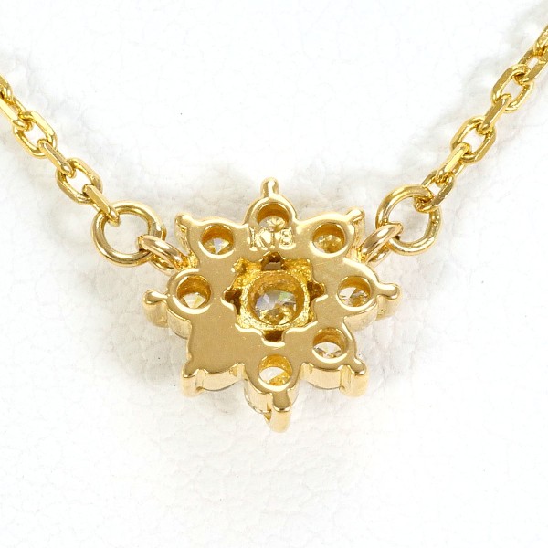 K18 18金 YG イエローゴールド ネックレス ダイヤ 0.20 約40cm ジュエリー 中古 K18 18金 YG イエローゴールド ネックレス ダイヤ 0.20 約40cm ジュエリー 中古