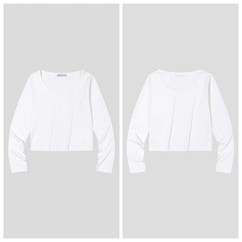 [LOW CLASSIC] ★ORGANIC SILKET SCOOP NECK T-SHIRT (2色) LOW CLASSIC】 ORGANIC SILKET SCOOP NECK T-SHIRT : 2COLORS T