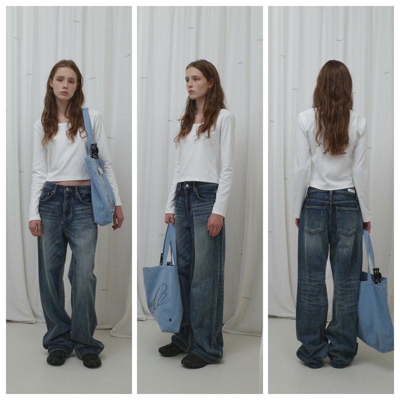 [LOW CLASSIC] ★ORGANIC SILKET SCOOP NECK T-SHIRT (2色) LOW CLASSIC】 ORGANIC SILKET SCOOP NECK T-SHIRT : 2COLORS T