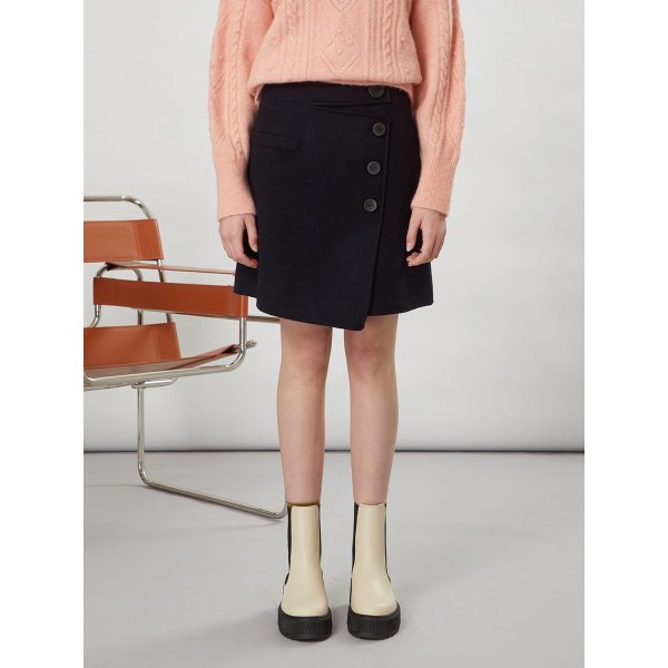 [シーシーコレクト] ハンドメイド ミニ ラップ スカート(C204MSD501)