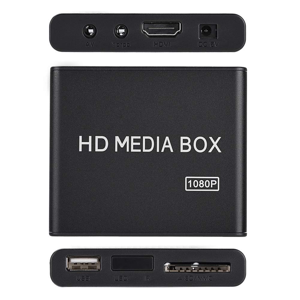 メディアプレーヤー 110-240V フルHD ミニボックスメディアプレーヤー 1080Pメディアプレーヤーボックス 大画面テレビ ウルトラメディアプレーヤー マルチメディアプレーヤー 大画面テレビ