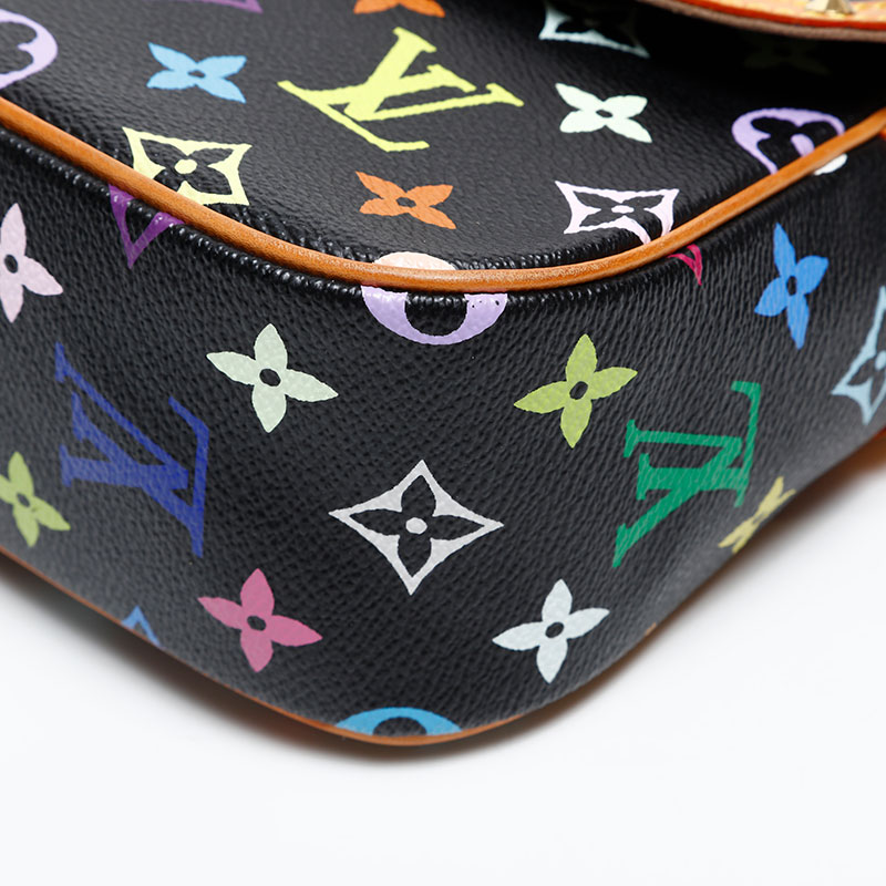 ショルダーバッグ ブラック マルチカラー WS20408 ショルダーバッグ ブラック マルチカラー WS20408