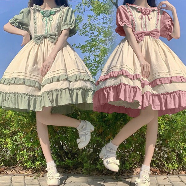 ロリータワンピース レディース ロリータドレス 学生 半袖ワンピース ハロウィン衣装 お姫様 ロリータ風 ふんわり 女の子 日系女子中高生 文化祭 学園祭 大人用 コスチューム 女性用 フリル ゴスロ ロリータワンピース レディース ロリータドレス 学生 半袖ワンピース ハロウィン衣装 お姫様 ロリータ風 ふんわり 女の子 日系女子中高生 文化祭 学園祭 大人用 コスチューム 女性用 フリル ゴスロ
