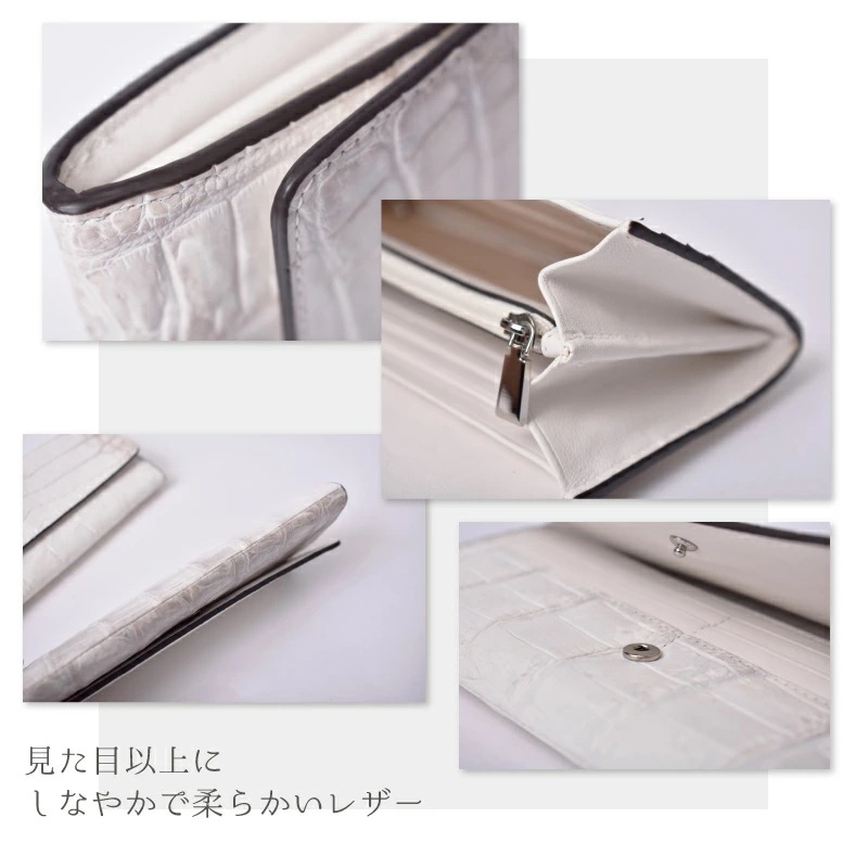 クロコダイル ヒマラヤ 本革 かぶせ 長財布 レディース メンズ ワニ革 軽量 男性 女性 リアルレザー グラデーション金運 風水 ギフト プレゼント 一粒万倍日