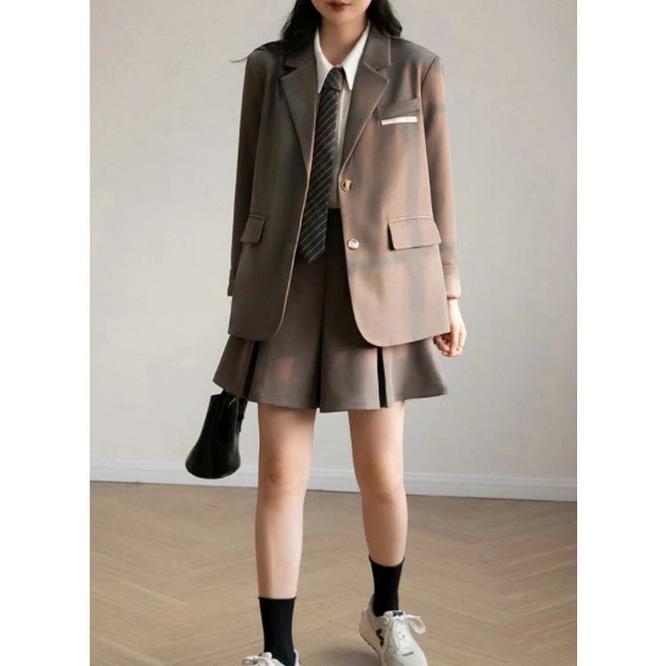 フォーマルスーツ 入学式スーツ スーツ 高校生 韓国 制服 セットアップ 七五三 女の子 ブレザー 2点セット M 子供スーツ JK制服 卒業式 セミフォーマル プリーツスカート 成人式 女の子 スー フォーマルスーツ 入学式スーツ スーツ 高校生 韓国 制服 セットアップ 七五三 女の子 ブレザー 2点セット M 子供スーツ JK制服 卒業式 セミフォーマル プリーツスカート 成人式 女の子 スー