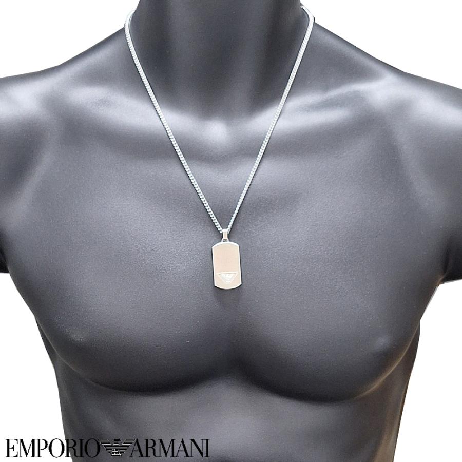 EA ネックレス メンズ ペンダント EGS3125040 ドッグタグ イーグルマーク EA ネックレス メンズ ペンダント EGS3125040 ドッグタグ イーグルマーク