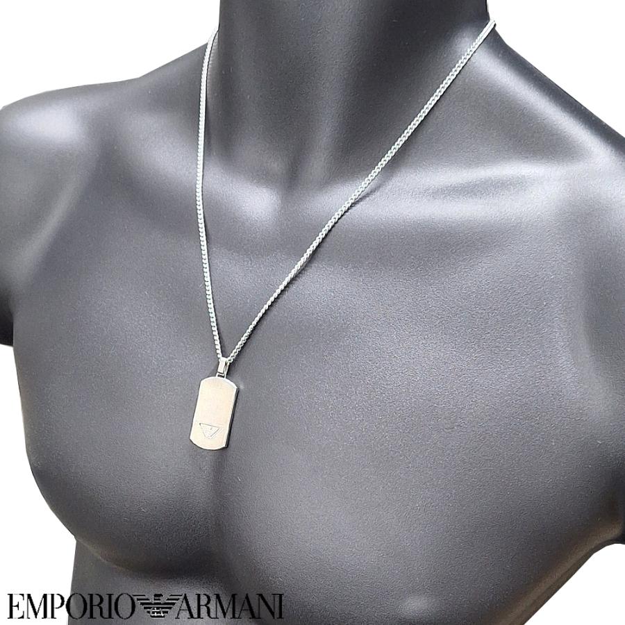 EA ネックレス メンズ ペンダント EGS3125040 ドッグタグ イーグルマーク EA ネックレス メンズ ペンダント EGS3125040 ドッグタグ イーグルマーク