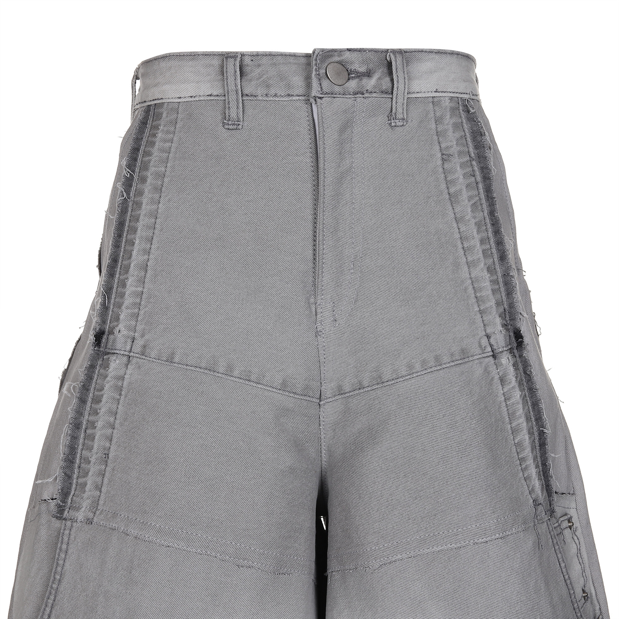 SURGERY【SURGERY】 SURGERY REMAKE DENIM BERMUDA PANTS : GREY