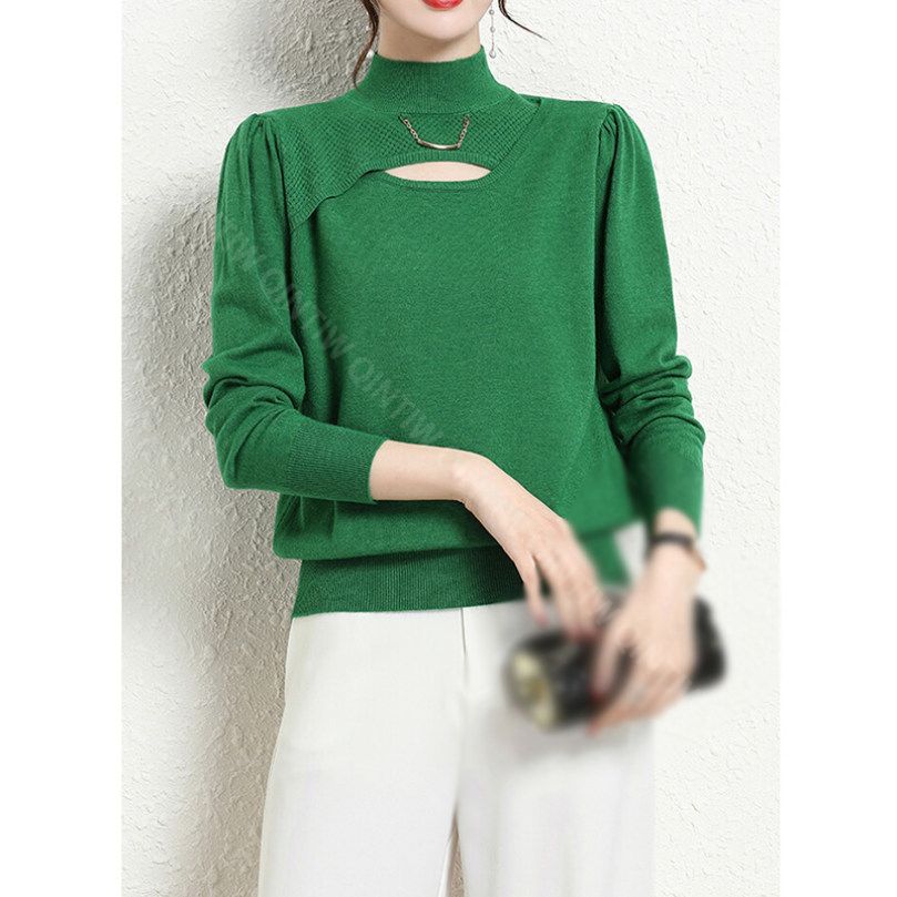 クーポン セーター ハイネック レディース ニット トップス タートルネック 秋冬 暖かい 大人 無地 おしゃれ Tシャツ 日常 カワイイ 着回し カシュクール リブニット スタンドカラー 高伸縮 エ