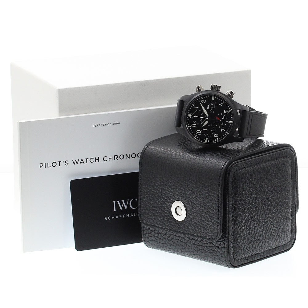 IWC IWC SCHAFFHAUSEN IW389401 ビッグパイロットウォッチ トップガン クロノグラフ 自動巻き メンズ 美品 箱・保証書付き_904834【中古】 IWC IWC SCHAFFHAUSEN IW389401 ビッグパイロットウォッチ トップガン クロノグラフ 自動巻き メンズ 美品 箱・保証書付き_904834【中古】