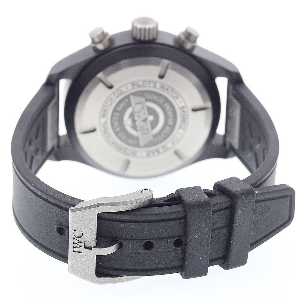 IWC IWC SCHAFFHAUSEN IW389401 ビッグパイロットウォッチ トップガン クロノグラフ 自動巻き メンズ 美品 箱・保証書付き_904834【中古】 IWC IWC SCHAFFHAUSEN IW389401 ビッグパイロットウォッチ トップガン クロノグラフ 自動巻き メンズ 美品 箱・保証書付き_904834【中古】