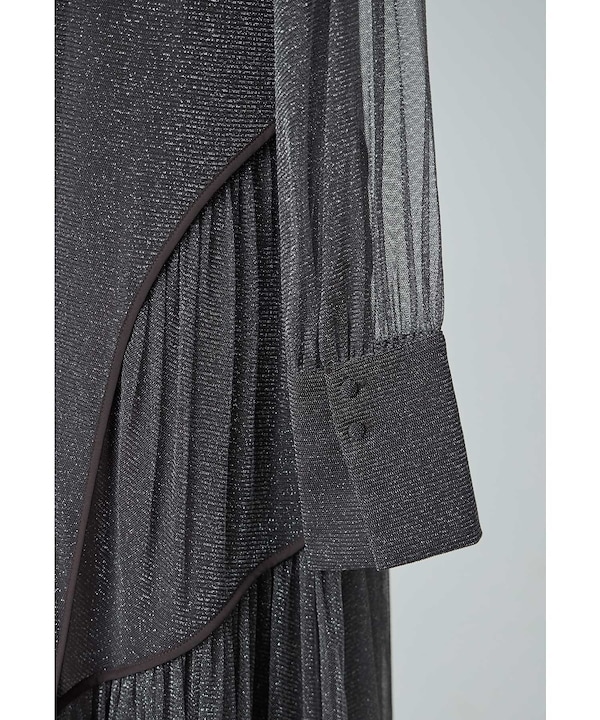 nianaラメチュールAラインドレス ラメチュールAラインドレス マタニティ 妊婦 結婚式 二次会 同窓会