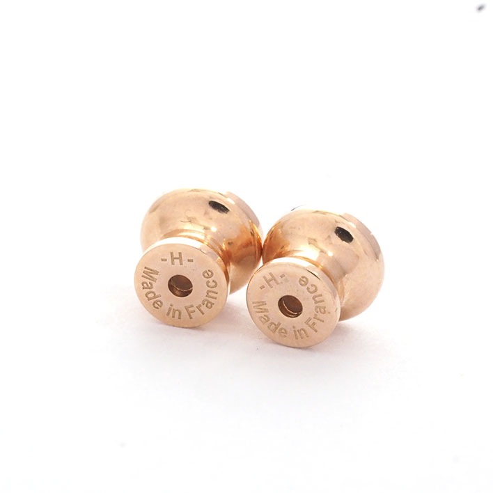 【美品】エルメス イリアード シェーヌダンクル ホワイトエナメルカラー H603001 エナメル/七宝 【ピアス】 【美品】エルメス イリアード シェーヌダンクル ホワイトエナメルカラー H603001 エナメル/七宝 【ピアス】