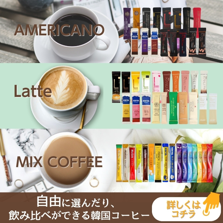 10種類 24/30本入 x 3箱 / 韓国コーヒー 韓国ラテ カフェラテ