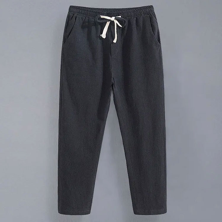 【20点セット】【送料無料】リネンパンツ メンズ 9分丈 綿麻パンツ テーパードパンツ サルエルパンツ ボトムス コットン 麻