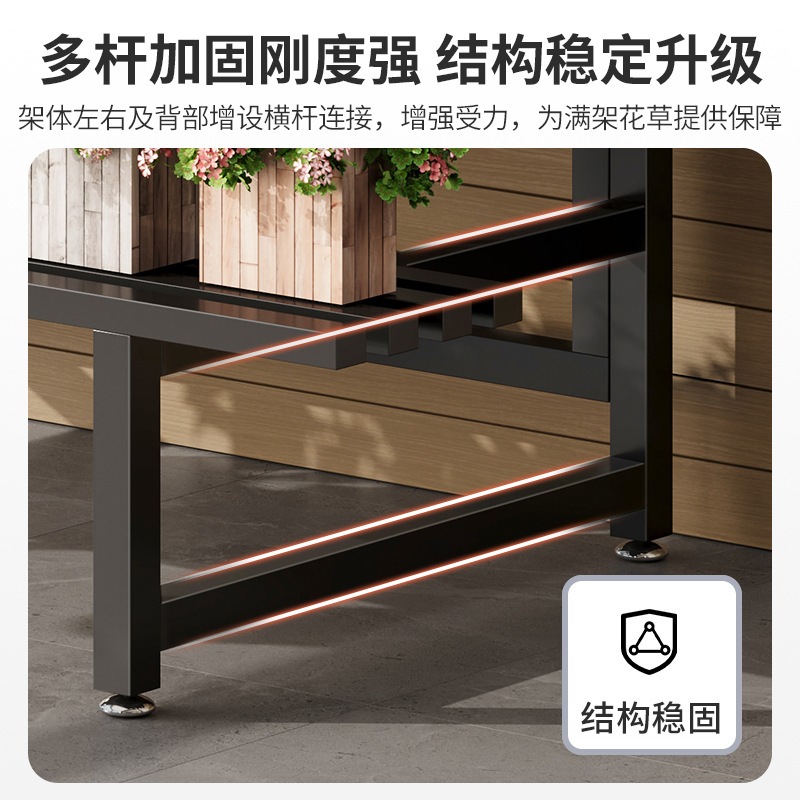 ステンレススチールフラワーラックストレージラックバルコニー屋外の中庭リビングルームフロアスタンドマルチレイヤーフラワーポットラック ステンレススチールフラワーラックストレージラックバルコニー屋外の中庭リビングルームフロアスタンドマルチレイヤーフラワーポットラック