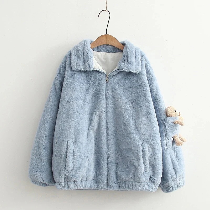 【高品質の製品】4色コート カワイイ熊 ボアコート アウター レディース ムートンコート 上着 秋冬 冬服 ジャケット ショート丈 モッズコート アウター ファー 厚手 【高品質の製品】4色コート カワイイ熊 ボアコート アウター レディース ムートンコート 上着 秋冬 冬服 ジャケット ショート丈 モッズコート アウター ファー 厚手