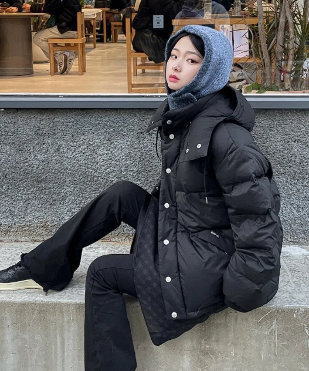 SEVENTEEN エスクプス 着用/Knit Button Balaclava/ユニセックス SEVENTEEN エスクプス 着用/Knit Button Balaclava/ユニセックス