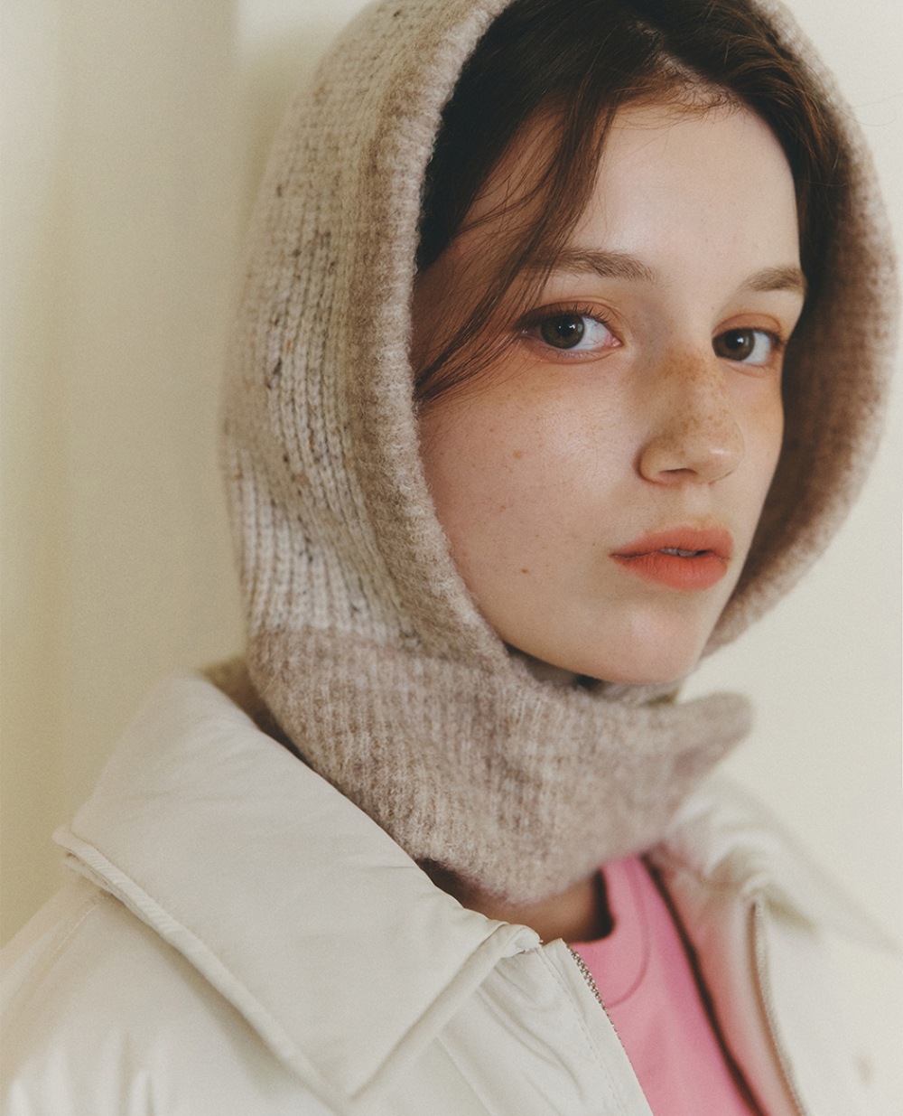 SEVENTEEN エスクプス 着用/Knit Button Balaclava/ユニセックス SEVENTEEN エスクプス 着用/Knit Button Balaclava/ユニセックス