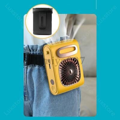 腰掛け扇風機 首掛け 卓上 手持ち 腰掛け 羽なし 扇風機 DCモーター 小型 強力 静音 ファン おしゃれ USB充電池式 ネックファン アウトドア おすすめ 60