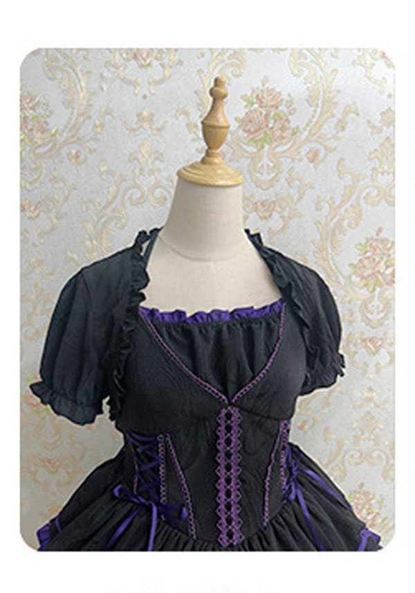 ワンピース ロリータ ハロウィン 魔女風 ウイッチ 魔法使い ショート丈 ミニ レディース ゴスロリ ハイウエスト Aライン ノースリーブ 長袖 ロリータワンピース コスチューム コスプレ 衣装 可愛 ワンピース ロリータ ハロウィン 魔女風 ウイッチ 魔法使い ショート丈 ミニ レディース ゴスロリ ハイウエスト Aライン ノースリーブ 長袖 ロリータワンピース コスチューム コスプレ 衣装 可愛