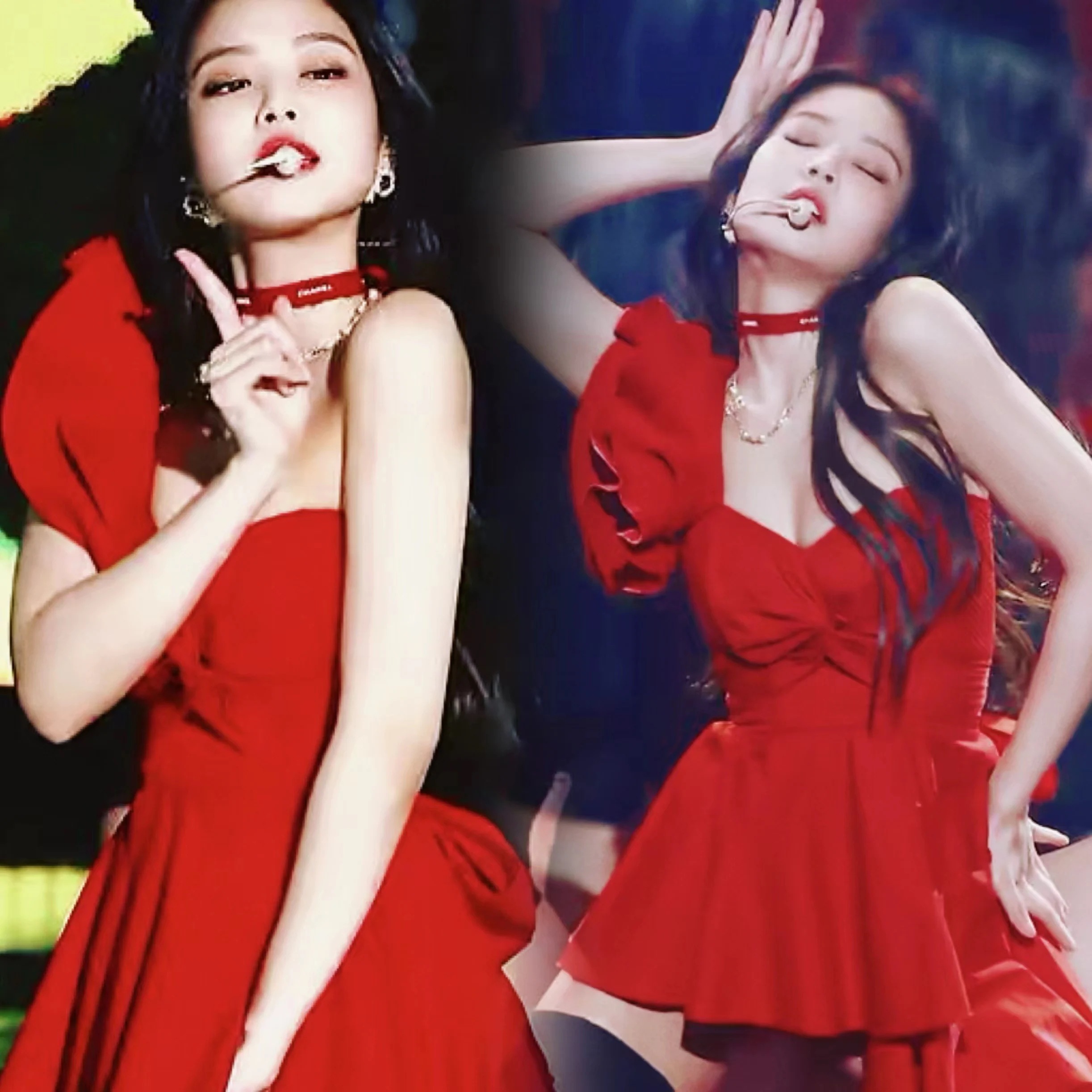 パフォーマンス衣装ジェニーレッドジャズダンス衣装 パフォーマンス衣装ジェニーレッドジャズダンス衣装