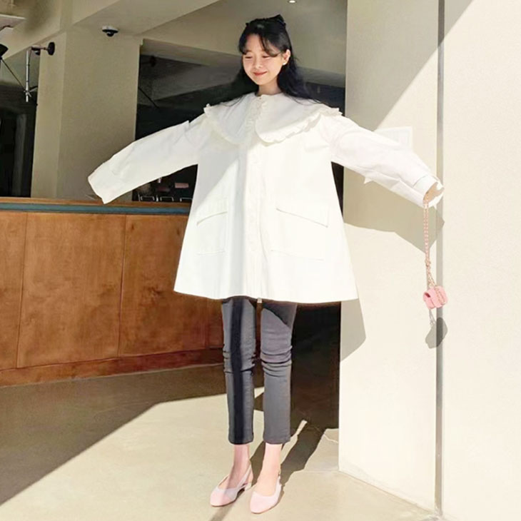 【2025新作 急速出荷】大きめ襟 フリル Aライン チュニック ブラウス 長袖 トップス フレア セーラー襟 ボリューム袖 ゆったり 大きめ 可愛い フェミニン きれいめ 上品 春 夏 秋 無地 ホ 【2025新作 急速出荷】大きめ襟 フリル Aライン チュニック ブラウス 長袖 トップス フレア セーラー襟 ボリューム袖 ゆったり 大きめ 可愛い フェミニン きれいめ 上品 春 夏 秋 無地 ホ