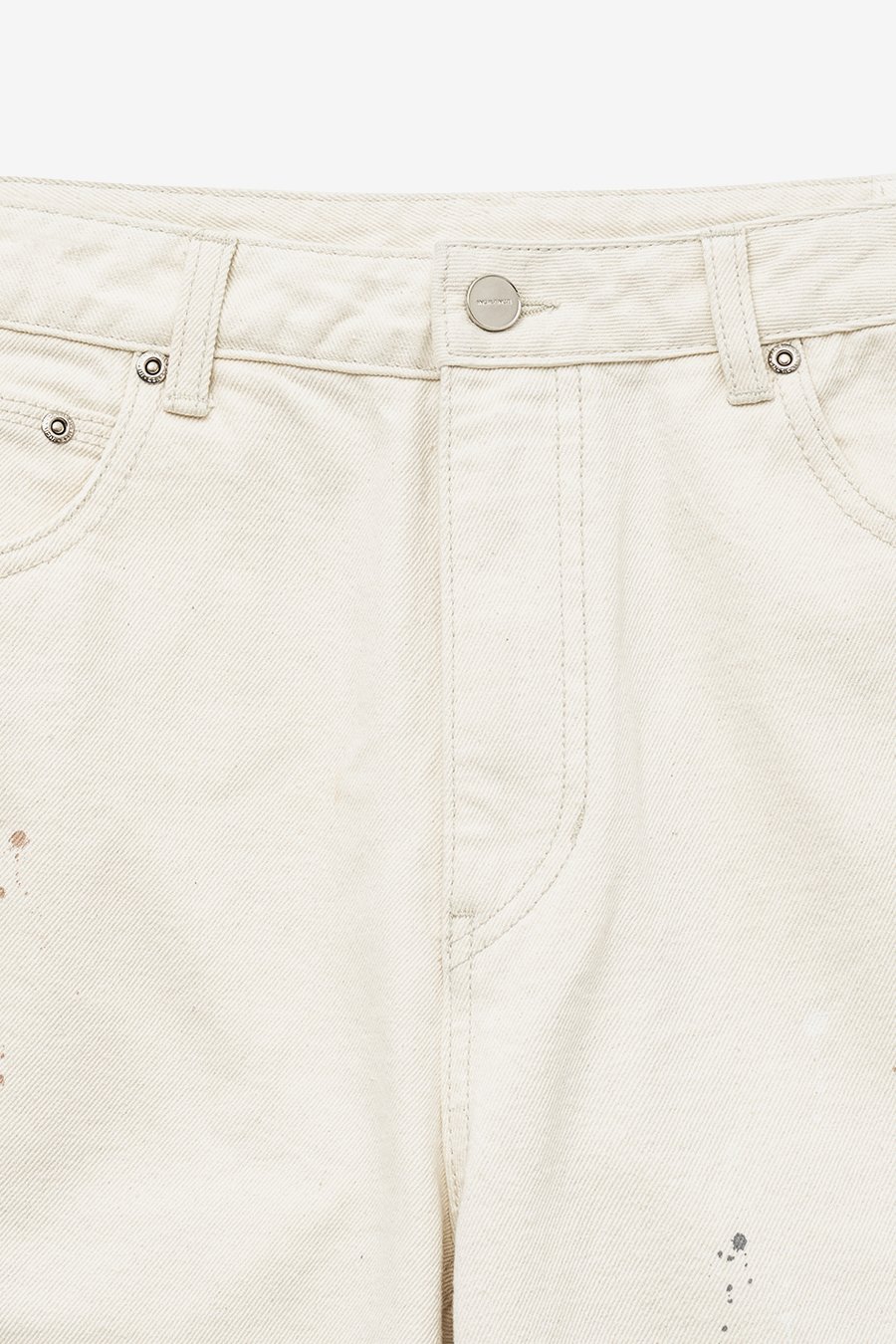 パンツ INSILENCE Stained Painting Denim Pants MUSINSA公式 | INSILENCE Stained Painting Denim Pants CREAM