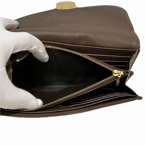 バッグ修理】LOUIS VUITTON ルイヴィトン ダミエ 長財布