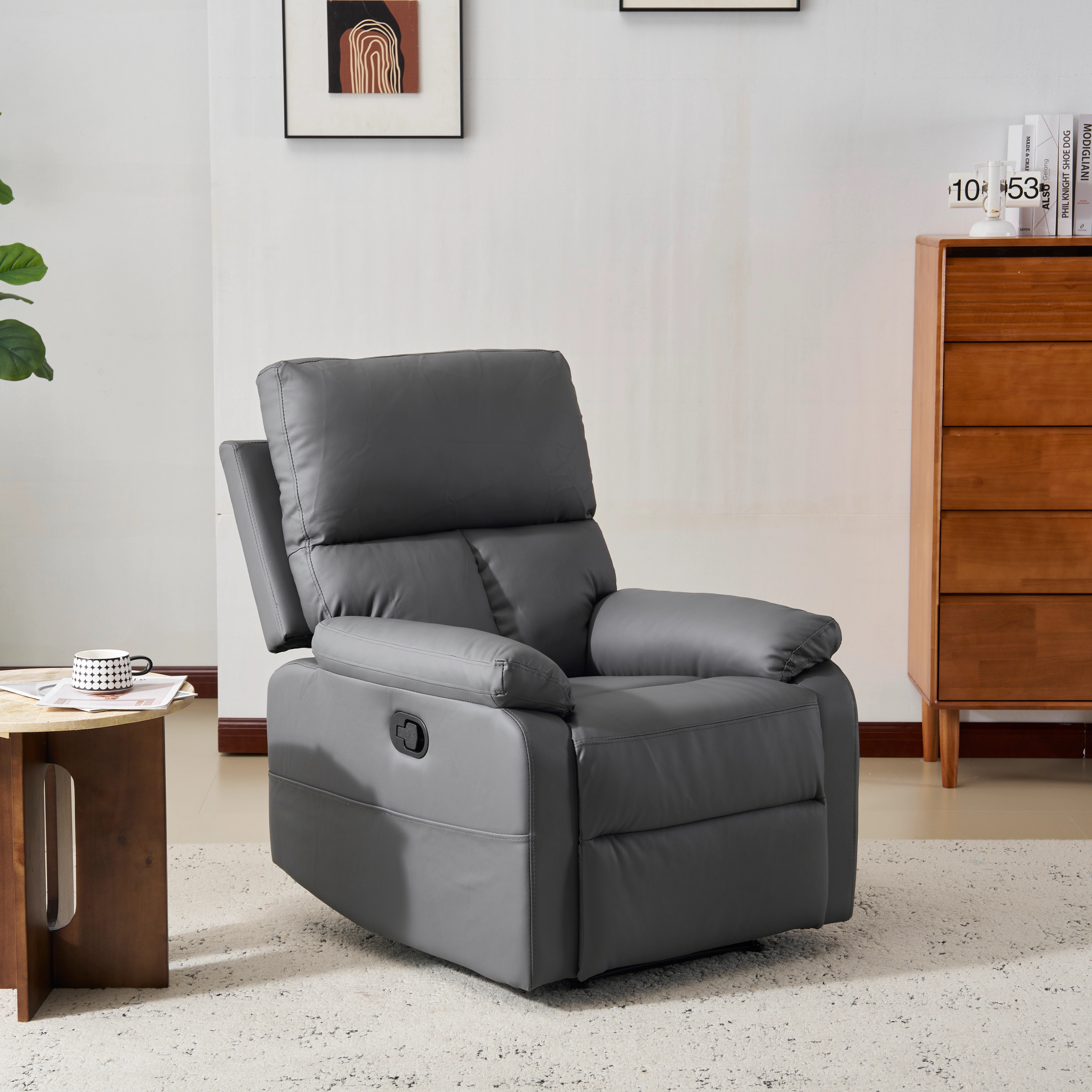 250リクライニングソファー 165 調整 リクライニングソファ レバー オットマン一体型 1人掛け フットレスト付き モーションソファー 耐圧分散 ソファー リクライニングチェア 【ダークグレー】 250リクライニングソファー 165 調整 リクライニングソファ レバー オットマン一体型 1人掛け フットレスト付き モーションソファー 耐圧分散 ソファー リクライニングチェア 【ダークグレー】