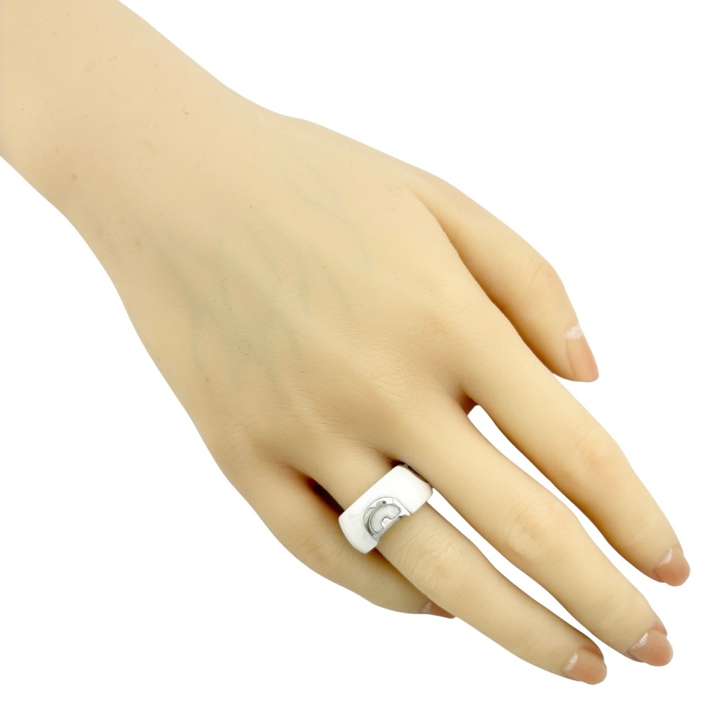 ダミアーニ Dアイコン リング 指輪 12.5号 18金 K18ホワイトゴールド ダイヤモンド Damiani 中古 美品 ダミアーニ Dアイコン リング 指輪 12.5号 18金 K18ホワイトゴールド ダイヤモンド Damiani 中古 美品