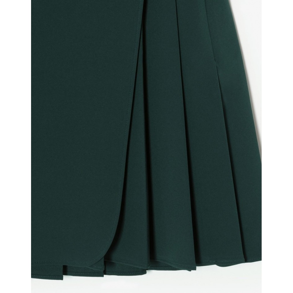 ラコステ女性用アンバランスプリーツスカート JF221E-54N YZP ラコステ女性用アンバランスプリーツスカート JF221E-54N YZP