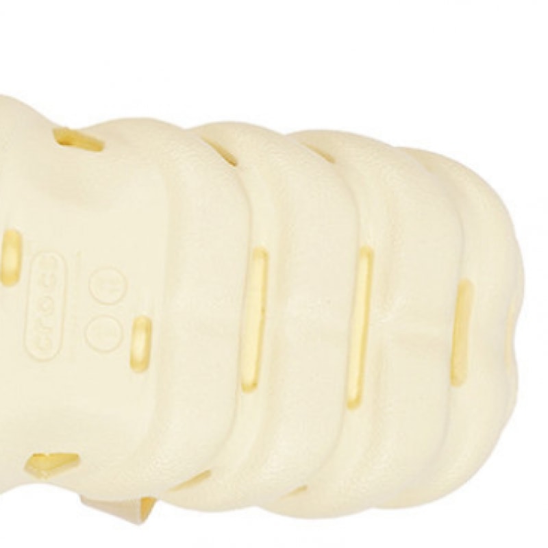 クロックスサンダルアクアシューズエコクロッグバタークリーム