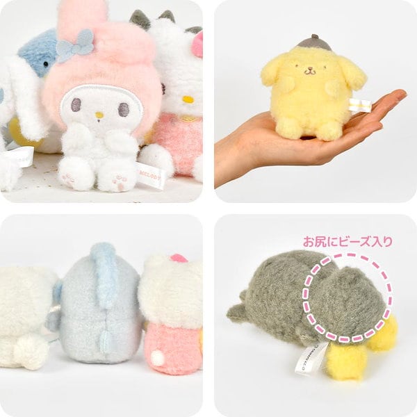 Qoo10] サンリオ ふわふわミニぬいぐるみ セット シナモロ