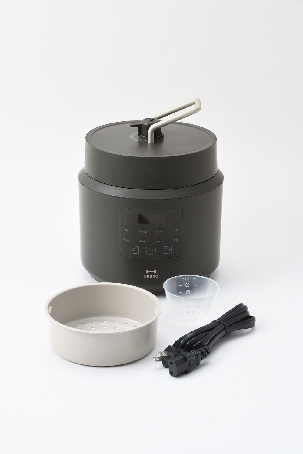 【未使用品】BRUNO デイリー圧力クッカー　BOE155-GRG グレージュ Qoo10] ブルーノ BOE155-GRG デイリー