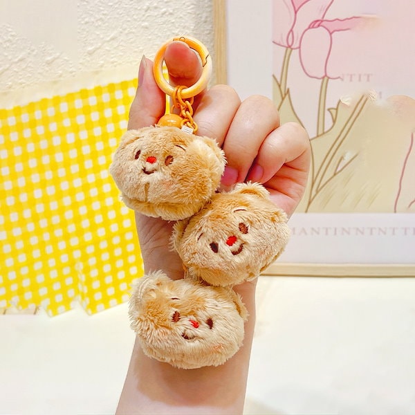 Qoo10] バターベア キーホルダー ぬいぐるみ 人