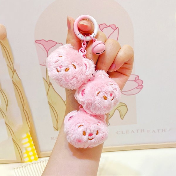 Qoo10] バターベア キーホルダー ぬいぐるみ 人