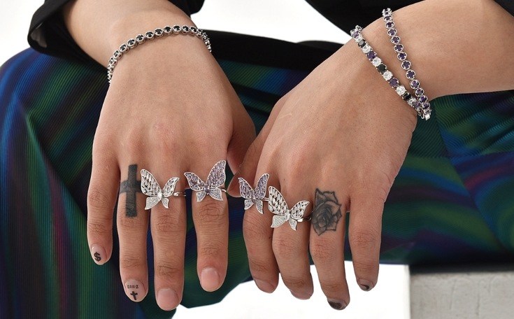 BTS JIN 着用 GOTHIC CUBIC RING ゴシック キュービック リング