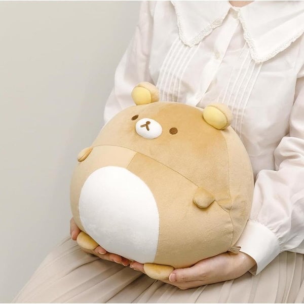 サンエックス ぽてはむ ぬいぐるみ ポーチ Qoo10] サンエックス サンエックス ぽんぽこきょむぐるみ Lサ