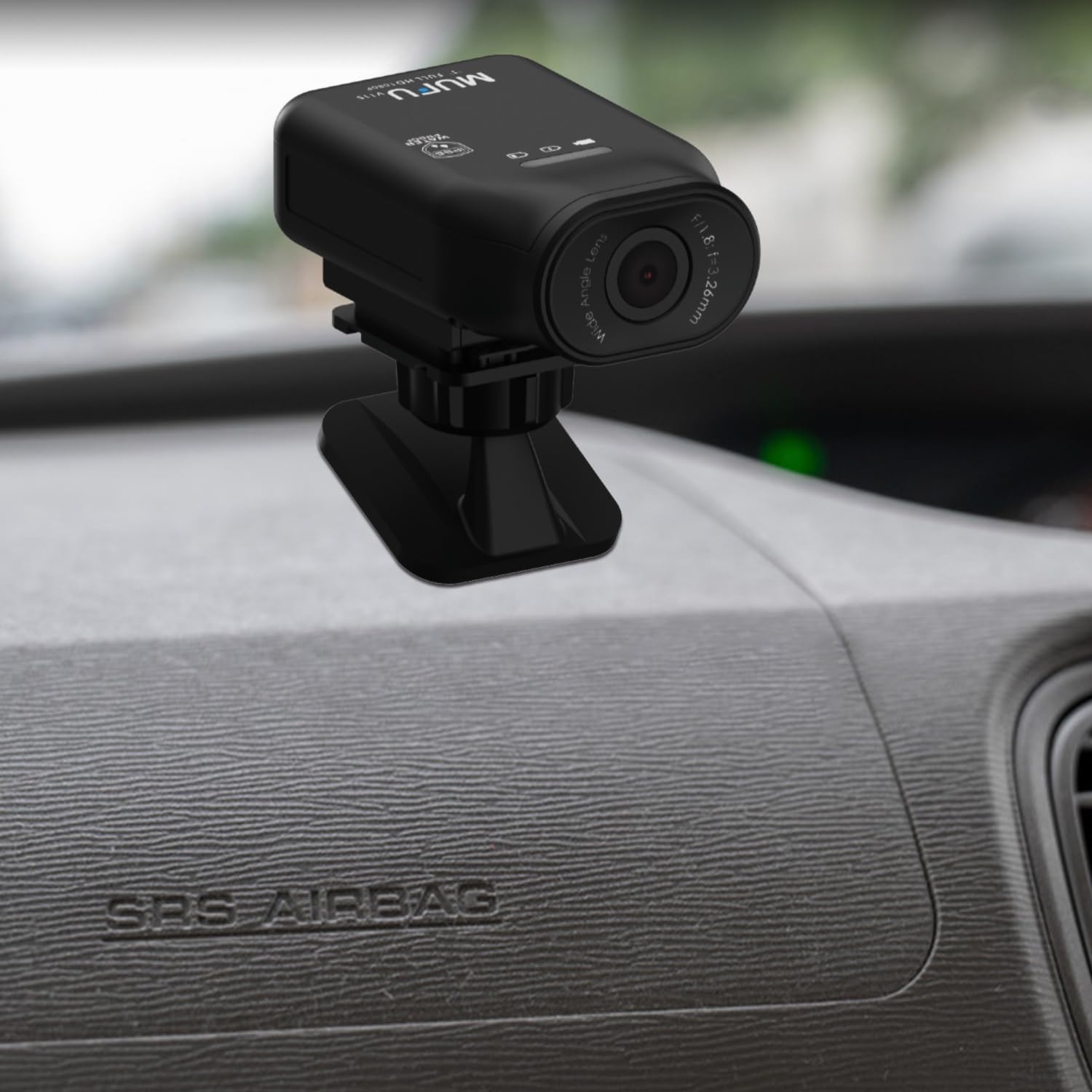 ドライブレコーダー 車 超軽量 コンパクト 簡単装着 配線不要 自動車 WiFi 200万画素 フロント リア オンダッシュ MUFU MF-BDVR003C