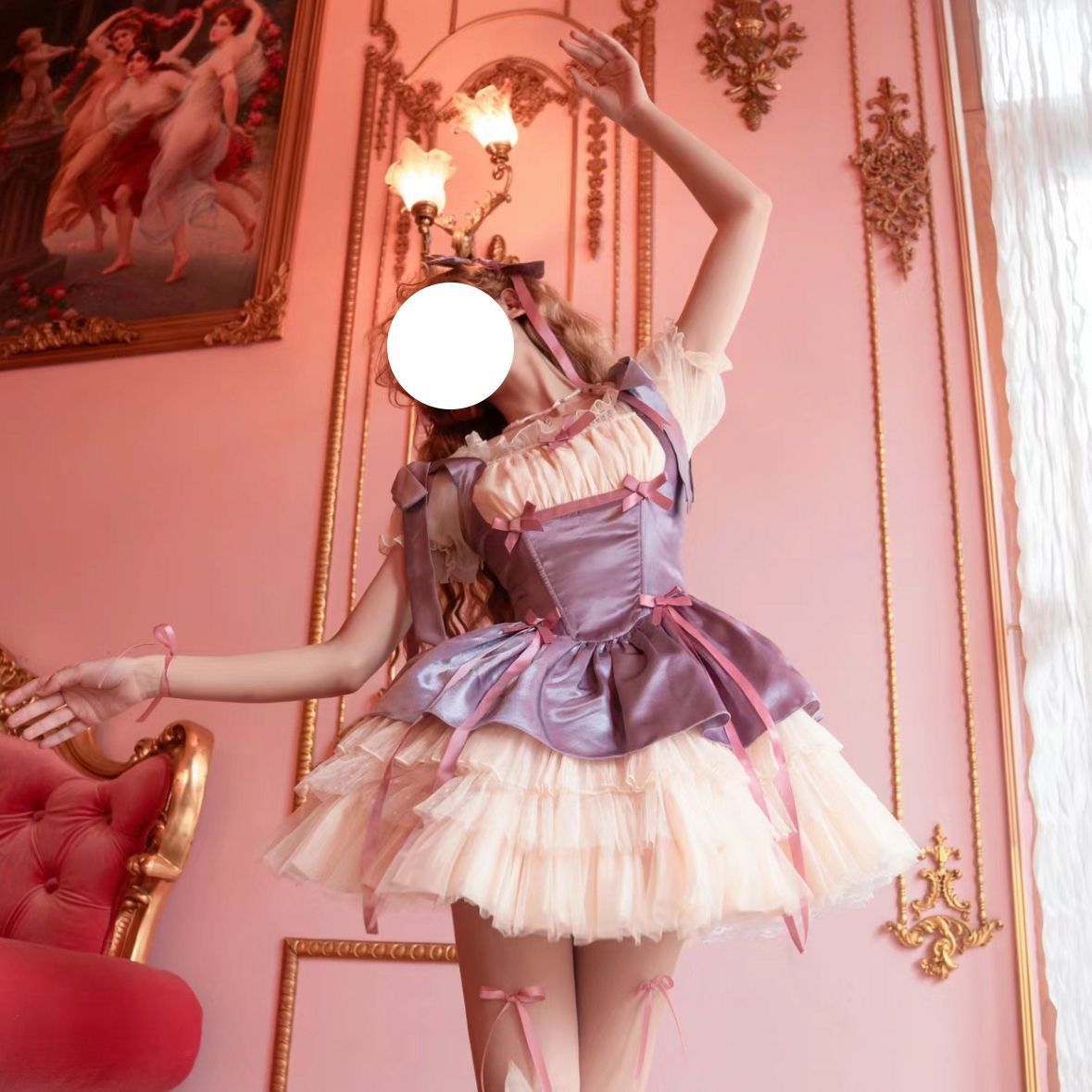 【2枚購入で 3oo円OFF!】小さなリボンロリータバレエspロリタドレスjskサスペンダースカートプリンセスドレスケーキ 【2枚購入で 3oo円OFF!】小さなリボンロリータバレエspロリタドレスjskサスペンダースカートプリンセスドレスケーキ