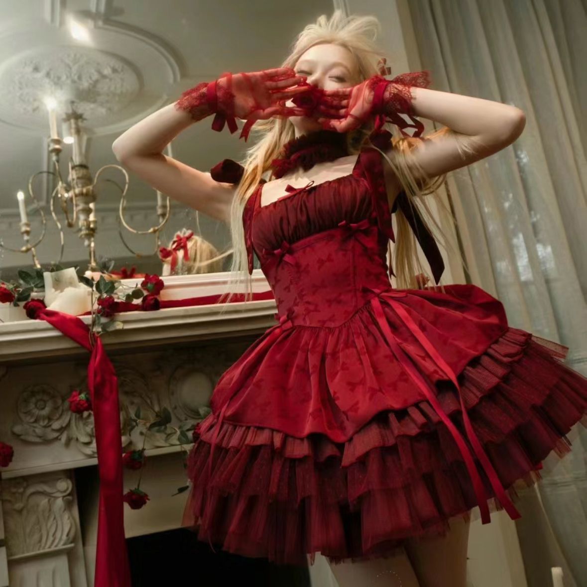 【2枚購入で 3oo円OFF!】小さなリボンロリータバレエspロリタドレスjskサスペンダースカートプリンセスドレスケーキ 【2枚購入で 3oo円OFF!】小さなリボンロリータバレエspロリタドレスjskサスペンダースカートプリンセスドレスケーキ