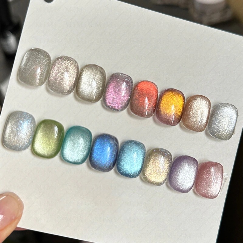 【1つ買うと12つ無料】期間ジェルネイル キャッツアイ ジェルネイルマニキュアジェルマグネットジェル89