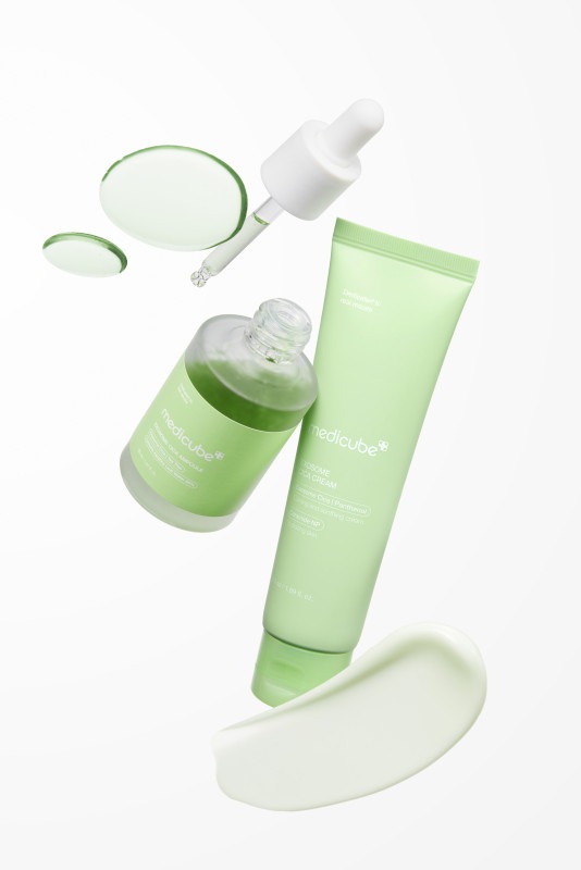 メディキューブエキソソームボトルプール鎮静シカケア2種セット（シカアンプル30mlシカクリーム50ml）