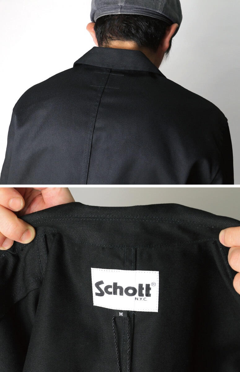 ポイント10倍Schott(ショット) TC 3B JACKET 3ボタン ジャケット メンズ レディース【クーポン対象外商品】