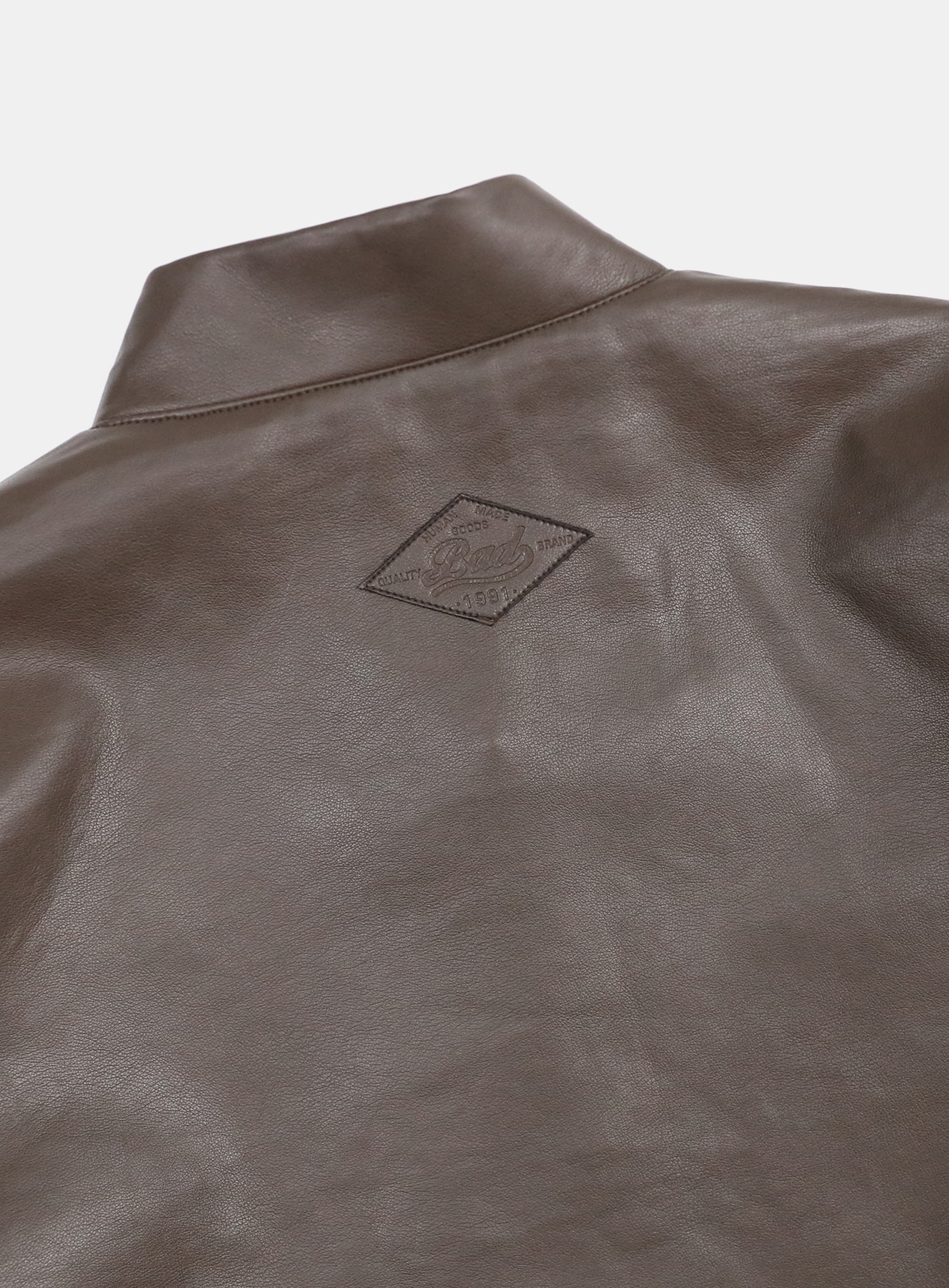 BADBLOOD 【BADBLOOD】 ICN REVERSIBLE LEATHER JACKET : BROWN