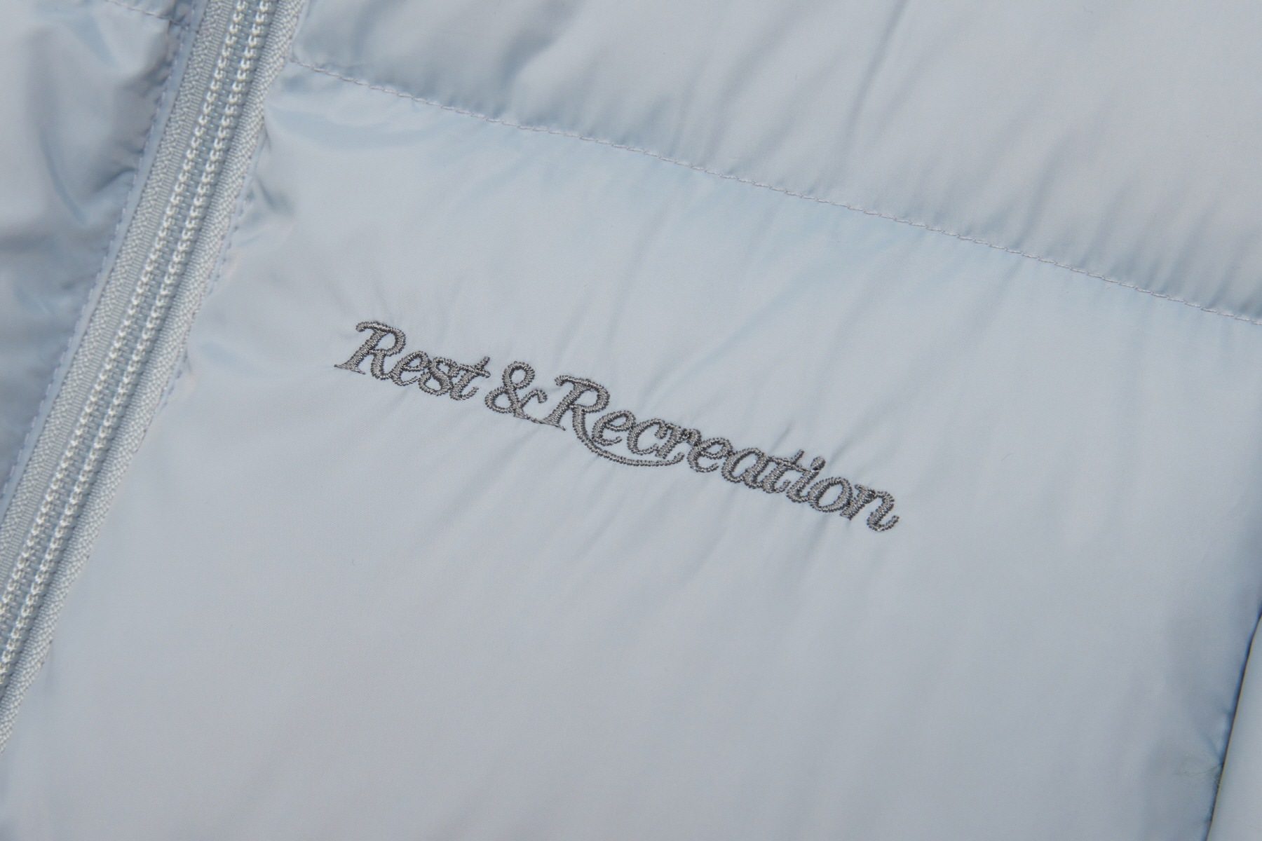 rest&recreation【REST&RECREATION】 LIGHT DOWN JACKET : GREY