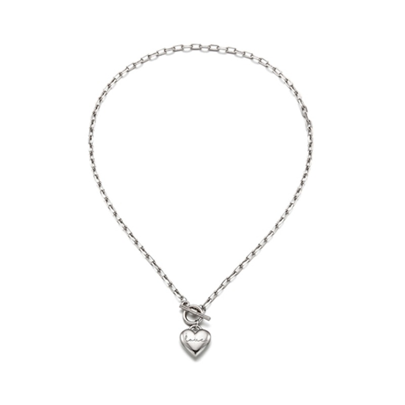 Love Lock Heart Necklace_レッド ベルベット ジョイ着用