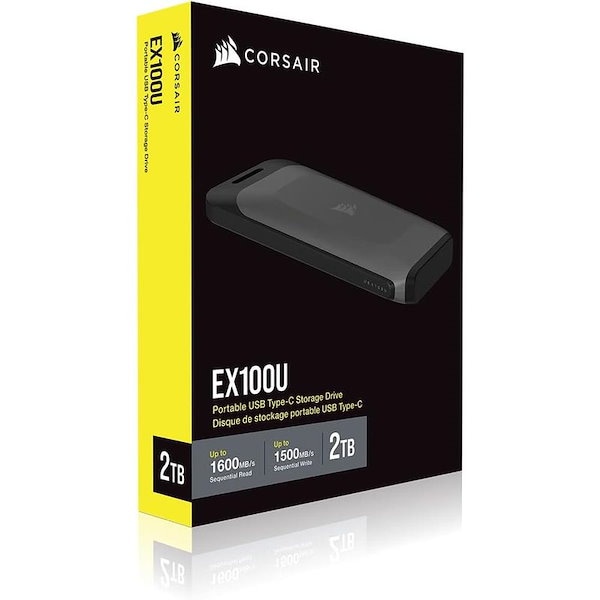 アウトレット用品 CORSAIR EX100U 2TB Portable USB Storage